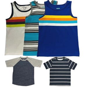 Little Boys T-Shirts/Tank Tops Size (4-5) Casual & Sporty Multicolor Lot of 5 - Picture 1 of 8