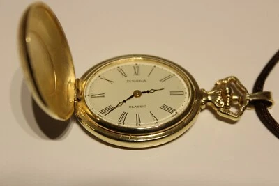 VINTAGE LUXURY GOLD PLATED MECHANICAL SWISS LADIES WATCH PENDANT "DUGENA"CLASSIC - Image 1 of 4