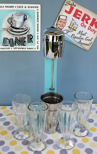VASOS MEZCLADORES Y FUENTE DE SODA CRATE & BARREL WARING AQUA PRO - NUEVOS CON ETIQUETAS - CLASE VINTAGE - Imagen 1 de 11