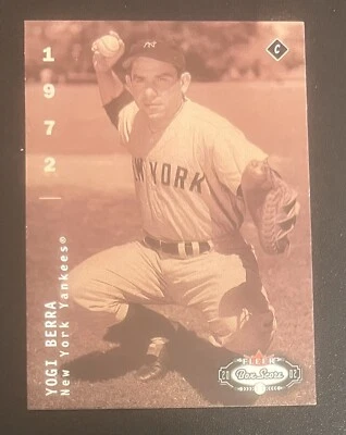 Yogi Berra 2002 Fleer Box Score Cooperstown Tribute #290/2950 New York Yankees Foto 1 de 2