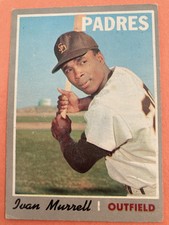 1970 topps Baseball set break; #179 Ivan Murrell, G/VG