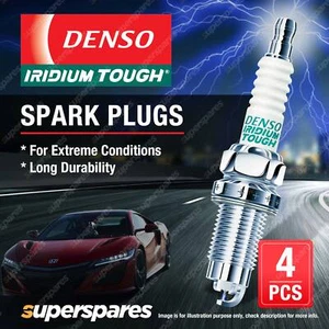 4 x Denso Iridium Tough Spark Plugs for Land Rover Discovery LJ Freelander L314 - Picture 1 of 3