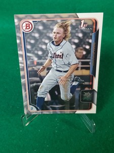 2015 Bowman Draft #20 Cam Gibson 1st Detroit Tigers 