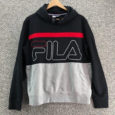 Fila For Urban Outfitters Pullover Sudadera con Capucha Multicolor Para Hombre Talla M Polar Foto 1 de 4