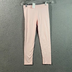 J Crew Legging youth 16 Pink Gymnastics Pant Stretch Outdoor Cropped Sport 26x24 - Picture 1 of 16