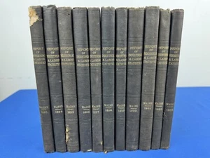11 Maine Bureau Industrial & Labor Statistics 1890, '94-'03 ~ Farms, Agriculture - Imagen 1 de 24