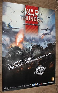 War Thunder very rare promo Poster 84x59.5cm - Picture 1 of 2