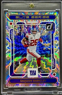 Tarjeta de inversión SAQUON BARKLEY RARA HIPER REFRACTOR SSP EAGLES COMO NUEVA Foto 1 de 2