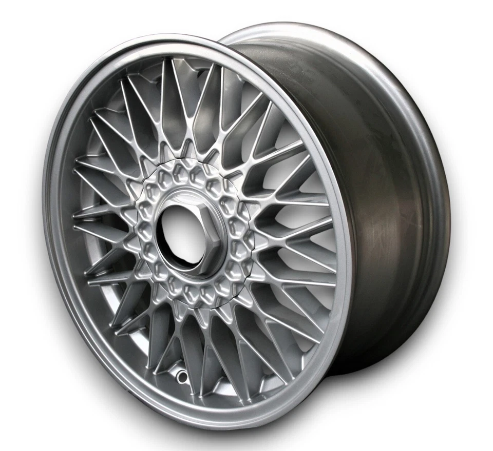 X Ruedas De Aleación Plateadas Para VW Jetta II 7x15 ET 24 - Imagen 1 de 3