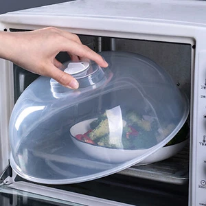 Microwave Food Cover Splatter Proof Vented Food Plate Dish Lid Covers, 22/29cm - Picture 1 of 14