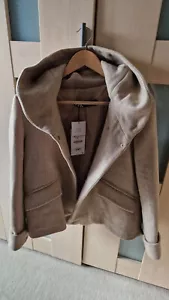 Zara Wollmantel M Neu BEIGE - Bild 1 von 3