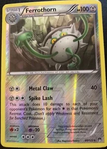 Pokemon Karte Reverse Holo Ferrothorn 80/122 Nr 598 Thorn Pod Pokemon TCG CCG - Bild 1 von 6