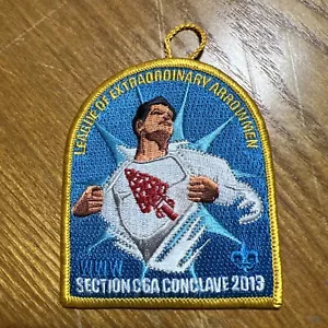 2013 OA Conclave Sec. C6A League Of Extraordinary Arrowmen YEL Bdr. 2B1 - Picture 1 of 2