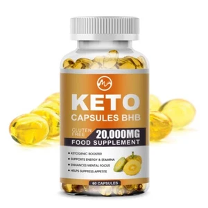 Keto BHB Capsules Diet Pills Ketones Keto Burn Advanced Weight Loss Fat Burner - Picture 1 of 7