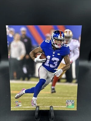 Foto brillante 8x10 NFL NFLPA de los New York Giants ODELL BECKHAM, JR. #13 - Lote468 Foto 1 de 2