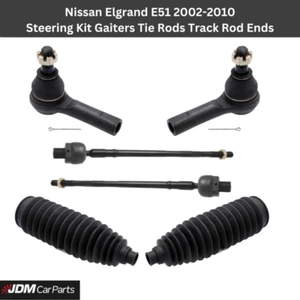 Für Nissan Elgrand E51 2002-2010 Lenksatz Gamaschen Spurstangenköpfe Set - Bild 1 von 3