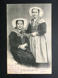 Carte Postale Ancienne CPA Animée1916 Costumes de Savoie - Picture 1 of 2