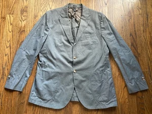 Massimo Dutti Blazer Herren Größe 48 grau unstrukturiert Baumwolle Übergangsjacke - Bild 1 von 16