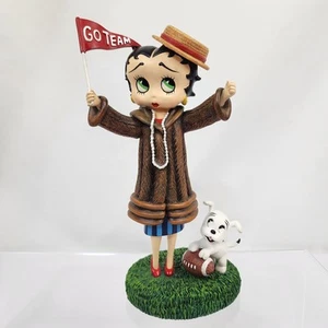 Danbury Mint Betty Boop Figurine/Statue " Go Team Go" 1999 Retired - Repaired - Picture 1 of 10
