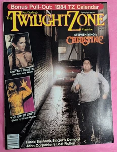 Rod Serlings Twilight zone magazine 1984 bonus calendar Stephen King CHRISTINE - Picture 1 of 9