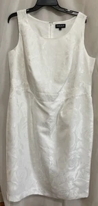 VESTIDO JOHN MEYER/FORRADO/MINORISTA $129/TALLA 14/NUEVO CON ETIQUETAS Blanco Brillo Floral - Imagen 1 de 8
