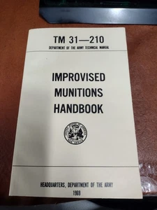 Improvisiertes Munitionshandbuch TM 31-210 Taschenbuch für Armee Militär Feldhandbuch - Bild 1 von 5