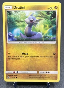 Dratini 34/70 NM Non Holo Sun & Moon Dragon Majesty FAIRY Weekness Pokémon Card! - Picture 1 of 1