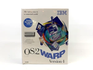 Vintage IBM OS/2 Warp Version 4 CD-Rom Operating System New Factory Sealed - Picture 1 of 6