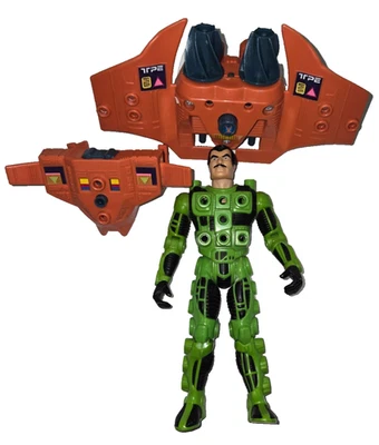 Kenner Centurions Max Ray 1986 con bate de mar - funciona sin pestañas rotas incompletas Foto 1 de 4