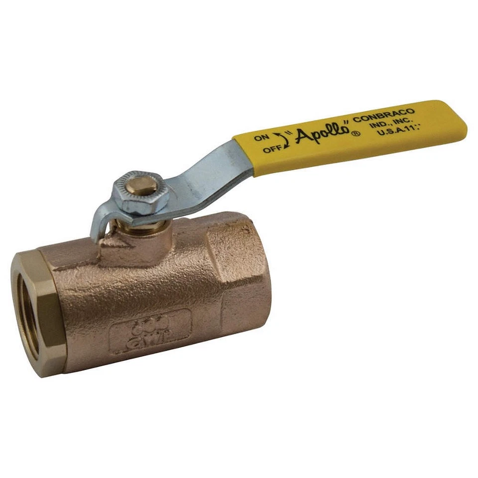 APOLLO 7010527 Manual 2-Way Ball Valve,NPT,Bronze 2EEJ5 - Image 1 of 1