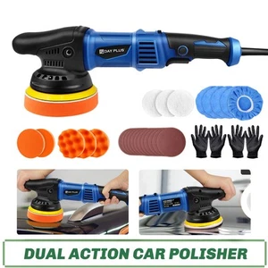 6" Dual Action Car Polisher Buffer Orbital DA Polishing Machine Sander Wax Kit - Picture 1 of 11