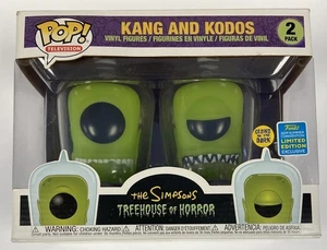 Pop! Pegatina compartida Funko Pop de Los Simpson Kang y Kodos Glow edición limitada SDCC - Imagen 1 de 6