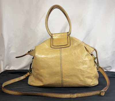 Hobo Shelia Large Leather Satchel Shoulder Bag Crossbody Tote Laptop Work Purse - Image 1 of 4