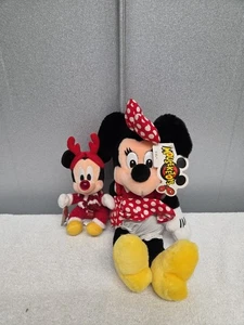 Lot Of 2Disney Parks Golf Mickey Mouse Minnie Mouseketoys Vintage Plush Soft Toy - Picture 1 of 7