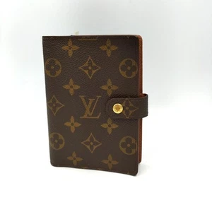 LOUIS VUITTON R20005 Agenda PM Monogram Brown Planner Cover From Japan - Picture 1 of 13