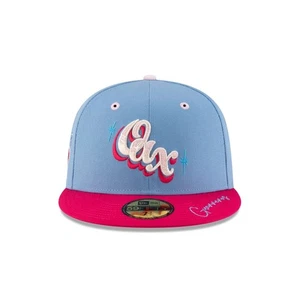 New Era 59Fifty LMB 100 Aniversario Guerreros De Oaxaca Azul Bajo -NUEVO CON ETIQUETAS- 7 3/8 - Imagen 1 de 5