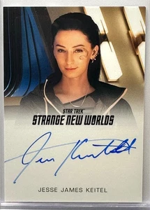 Jesse James Keitel Full Bleed Autograph, Star Trek Strange New Worlds Season 1 - Picture 1 of 2