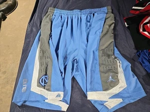 Pantalones Cortos de Baloncesto Y2K Air Jordan Elite NCAA Carolina del Norte Tacones Alquitranados Para Hombre 2XL - Imagen 1 de 18