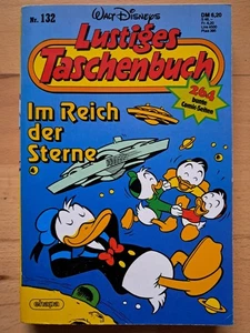 ERSTAUFLAGE Lustiges Taschenbuch Nr.132 von 1988 Im Reich der Sterne - TOP Z0-1 - Bild 1 von 3