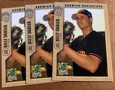 BILLY SADLER 2005 Grandstand Norwich Navigators 3 card lot PWE SHIP
