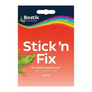 Adhesivos inteligentes Bostik Stick'n Fix / Reutilizables White Tack/Home Office Artesanía 1 pieza - Imagen 1 de 3