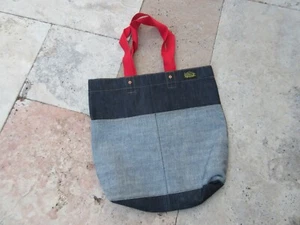 Vintage Canvas Denim Bag Umhängetasche Weekender Schultertasche Tasche Shopper - Picture 1 of 8