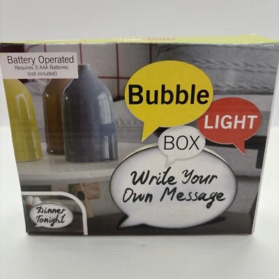 Mini Bubble Light Box Message Board with Markers - Image 1 of 3