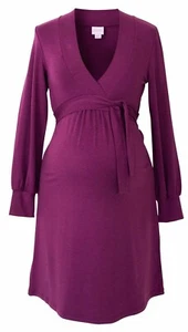 Tie-band Maternity Dress - Purple maternity dress - XL / UK16 - Boob Maternity - Picture 1 of 2