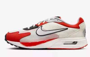 Nike Air Max Solo Ohio State Buckeyes Athletic Shoes White/ Red Men's FZ4839-001 - Picture 1 of 10