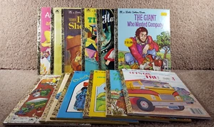 Lot 12 Books A Little Golden Book The Giant Who Wanted Company, Cars, Trucks - Picture 1 of 18