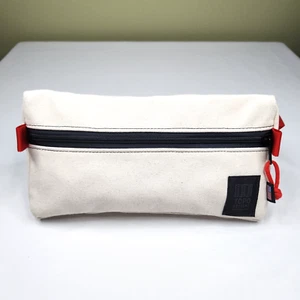 Topo Designs Colorado Crema Tela Doppio Kit Triangolo Zip Accessorio Borsa - Foto 1 di 12