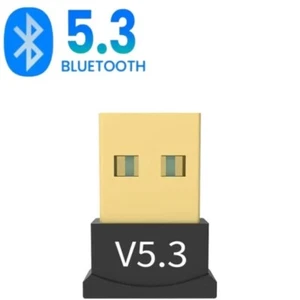 Bluetooth 5.3 Wireless Audio Data Transmitter Receiver USB PC Dongle Adapter - Picture 1 of 7