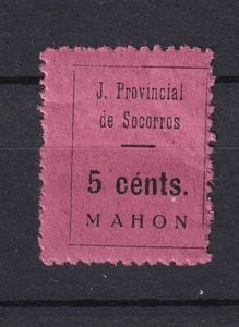SCW Local Label MAHON J. Provincial de Socorros Ed 24 (III) - Bild 1 von 2