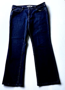 Levi's 505 Straight Leg Größe 16 (40) ohne Gürtel Taille Damen Jeans Denim - Bild 1 von 19